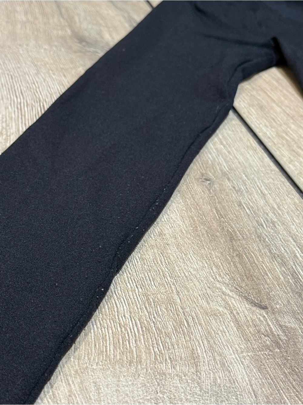 Free People Black Long Sleeve Crop Top Stretch Seamless Fitted Size M/L - Picture 5 of 11